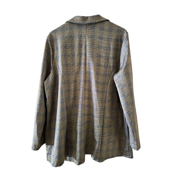 Liverpool Plaid Boyfriend Women’s Blazer Oversized Plus SZ 2X #2498 - Picture 6 of 14